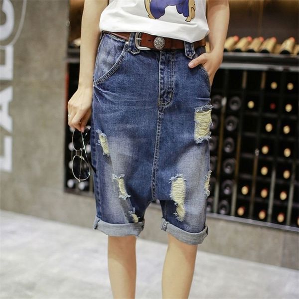 women denim cross-pants fashion low drop crotch short jeans hip hop punk style baggy harem shorts ripped sagging cowboy shorts, Blue
women denim cross-pants fashion low drop crotch short jeans hip hop punk style baggy harem shorts ripped sagging cowboy shorts, Blue