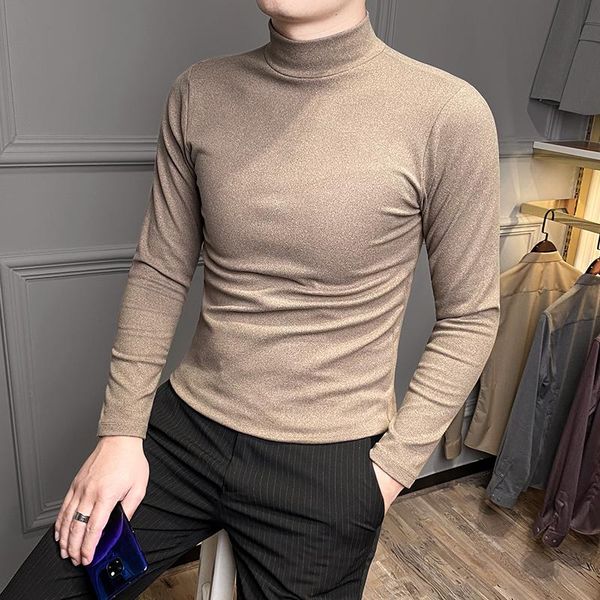 men's t-shirts 2021casual men spring and autumn solid color half a turtleneck long sleeve slim base shirt double-faced pile, White;black
men's t-shirts 2021casual men spring and autumn solid color half a turtleneck long sleeve slim base shirt double-faced pile, White;black