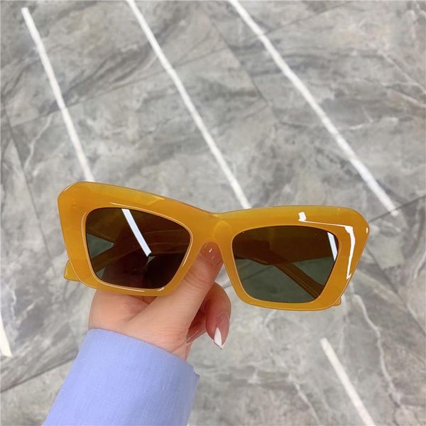 sunglasses 2021 fashion orange green vintage women creative trend shades sun glasses latest uv400, White;black
sunglasses 2021 fashion orange green vintage women creative trend shades sun glasses latest uv400, White;black