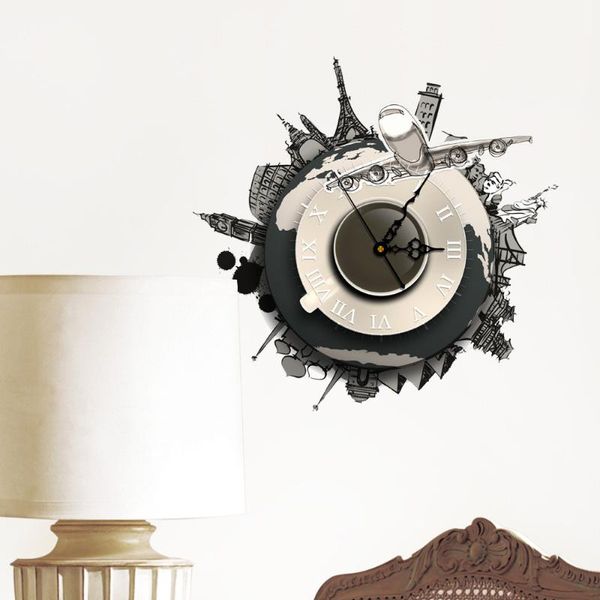 wall clocks modern large diy 3d stickers clock decal art decoration for home living room
wall clocks modern large diy 3d stickers clock decal art decoration for home living room