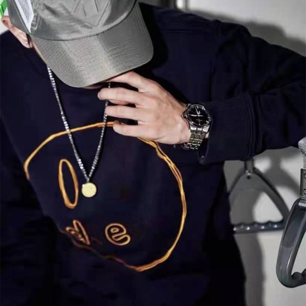 brand hoodie 2021 autumn new fashion br letter smiling face embroidery original casual loose thin couple's sweater for men women, Black
brand hoodie 2021 autumn new fashion br letter smiling face embroidery original casual loose thin couple's sweater for men women, Black