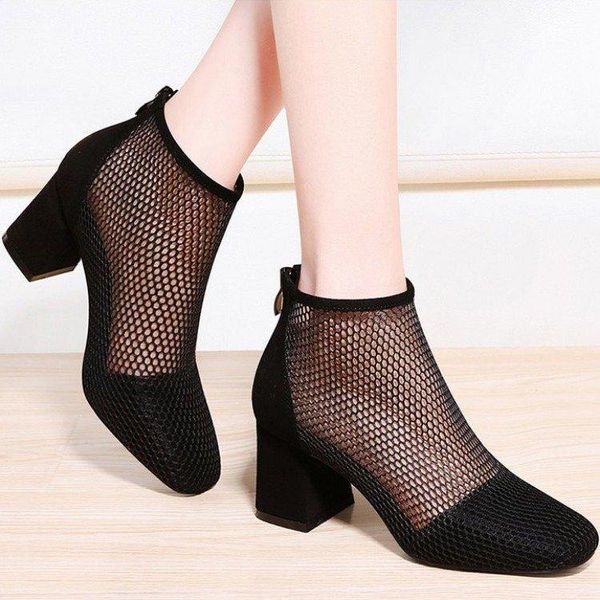 sandals women's high heels net gauze single shoes with women thick spring and summer fashion joker mesh breathable, Black
sandals women's high heels net gauze single shoes with women thick spring and summer fashion joker mesh breathable, Black