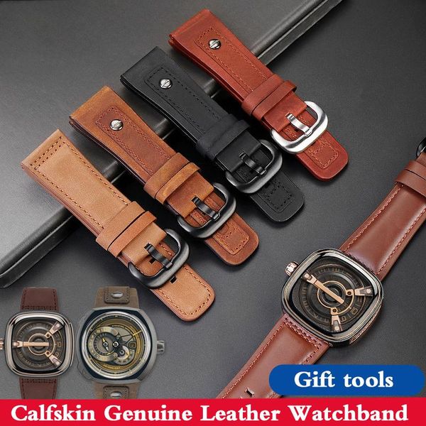 watch bands calfskin strap with pin buckle for seven on friday m2/02 p1b/p2b q2/03 genuine leather watchband 28mm, Black;brown
watch bands calfskin strap with pin buckle for seven on friday m2/02 p1b/p2b q2/03 genuine leather watchband 28mm, Black;brown