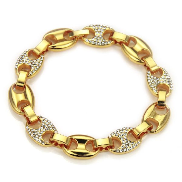 accessories new fashion diamond oval men's and women's bracelet bracelet european and american hip hop dance bracelet jewelry, Black
accessories new fashion diamond oval men's and women's bracelet bracelet european and american hip hop dance bracelet jewelry, Black