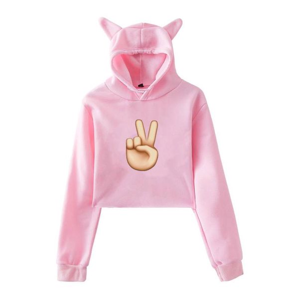 women's hoodies & sweatshirts yeah gesture print women cat high waist long sleeve autumn winter ear pullovers y2k girls cute clothing, Black
women's hoodies & sweatshirts yeah gesture print women cat high waist long sleeve autumn winter ear pullovers y2k girls cute clothing, Black