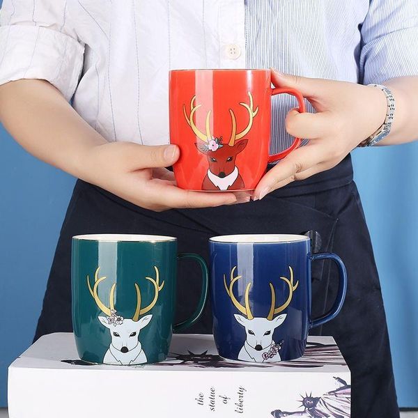 mugs single cute cartoon creative deer mark water cup ceramic high temperature resistant student christmas gift coffee 2021
mugs single cute cartoon creative deer mark water cup ceramic high temperature resistant student christmas gift coffee 2021
