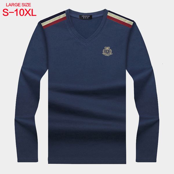 men's t-shirts v-neck long sleeve loose large business casual solid color base coat 2b46, White;black
men's t-shirts v-neck long sleeve loose large business casual solid color base coat 2b46, White;black