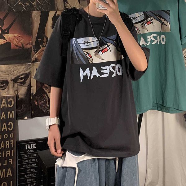t-shirt naruto men's short sleeve super fire cec fashion brand loose cartoon print t-shirt summer trend half, White;black
t-shirt naruto men's short sleeve super fire cec fashion brand loose cartoon print t-shirt summer trend half, White;black
