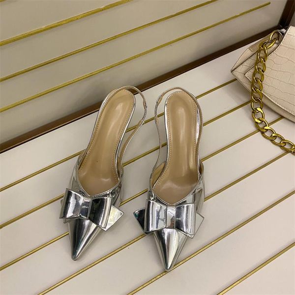 sandals ladies silver butterfly-knot low high-heeled single slip on slingback elastic pointed toe pumps women office party shoes, Black
sandals ladies silver butterfly-knot low high-heeled single slip on slingback elastic pointed toe pumps women office party shoes, Black