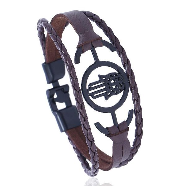 charm bracelets 2021 brand fashion jewelry alloy palm leather bracelet men casual women multi-layer masculina pulseira, Golden;silver
charm bracelets 2021 brand fashion jewelry alloy palm leather bracelet men casual women multi-layer masculina pulseira, Golden;silver