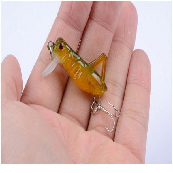 1pcs 40mm 3g grasshopper insects fishing lures flying wobbler lure hard bait 10# hooks artificial baits bass pike fishi jllfeg
1pcs 40mm 3g grasshopper insects fishing lures flying wobbler lure hard bait 10# hooks artificial baits bass pike fishi jllfeg