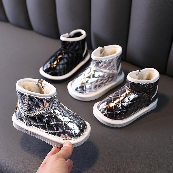 boots winter baby boys girls snow silver black gray color children' cotton padded shoes for 1-3 years old kids short, Black;grey
boots winter baby boys girls snow silver black gray color children' cotton padded shoes for 1-3 years old kids short, Black;grey
