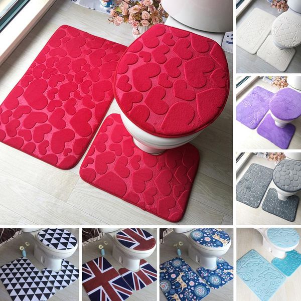 toilet seat covers 3pcs/set bathroom mat set flannel anti-slip kitchen bath carpet rug washable tapete banheiro coral fleece
toilet seat covers 3pcs/set bathroom mat set flannel anti-slip kitchen bath carpet rug washable tapete banheiro coral fleece