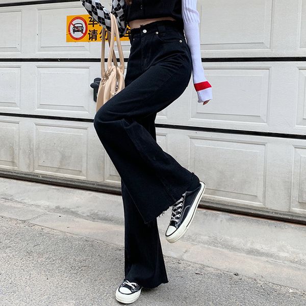 new s-xl 2021 spring autumn korean chic style women pants casual high waist straight flare long denim jeans pants(78608) pktl, Blue
new s-xl 2021 spring autumn korean chic style women pants casual high waist straight flare long denim jeans pants(78608) pktl, Blue