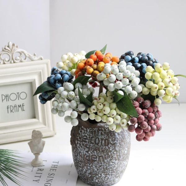 decorative flowers & wreaths 35pcs mini foam berry spike artificial stamens red white berries cherry fake flower for christmas wedding decor
decorative flowers & wreaths 35pcs mini foam berry spike artificial stamens red white berries cherry fake flower for christmas wedding decor