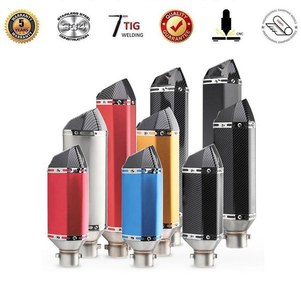 motorcycle exhaust system 51mm universal muffler pipe cbr125 cb400 tmax530 gsxr650 gy6 gsxr1000 bj300 z50 mt125 mt-07 kymco nmax xmax
motorcycle exhaust system 51mm universal muffler pipe cbr125 cb400 tmax530 gsxr650 gy6 gsxr1000 bj300 z50 mt125 mt-07 kymco nmax xmax