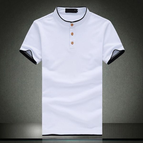 brand summer short sleeve shirt mens polos m 5xl asian size clothes, White;black
brand summer short sleeve shirt mens polos m 5xl asian size clothes, White;black