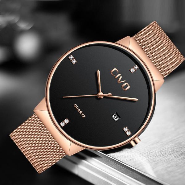 wristwatches mens watches civo waterproof analogue quartz wrist watch for men stainless steel mesh strap male horloges mannen, Slivery;brown
wristwatches mens watches civo waterproof analogue quartz wrist watch for men stainless steel mesh strap male horloges mannen, Slivery;brown