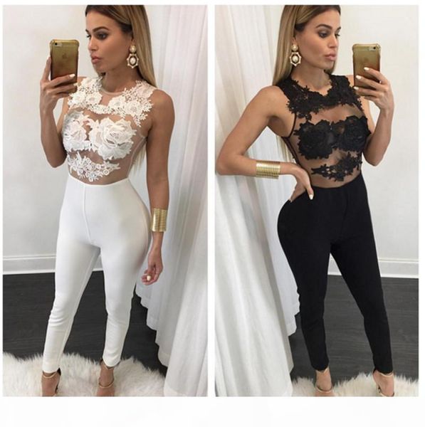 special for valentine's date black lace bodysuit women transparent mesh embroidery 2016 bodycon jumpsuit rompers club wear combinaison, Black;white
special for valentine's date black lace bodysuit women transparent mesh embroidery 2016 bodycon jumpsuit rompers club wear combinaison, Black;white