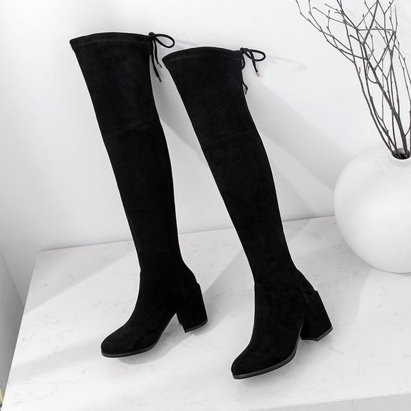 boots sklfgxzy autumn/winter women knee-high deerskin female european brands stretch size 34- 40, Black
boots sklfgxzy autumn/winter women knee-high deerskin female european brands stretch size 34- 40, Black