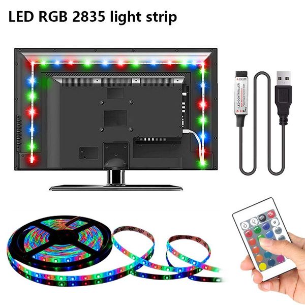 strips 1-5m tv backlight dc5v usb led strip light rgb 2835 luces for room decoration neon lamp smart flexible tape
strips 1-5m tv backlight dc5v usb led strip light rgb 2835 luces for room decoration neon lamp smart flexible tape