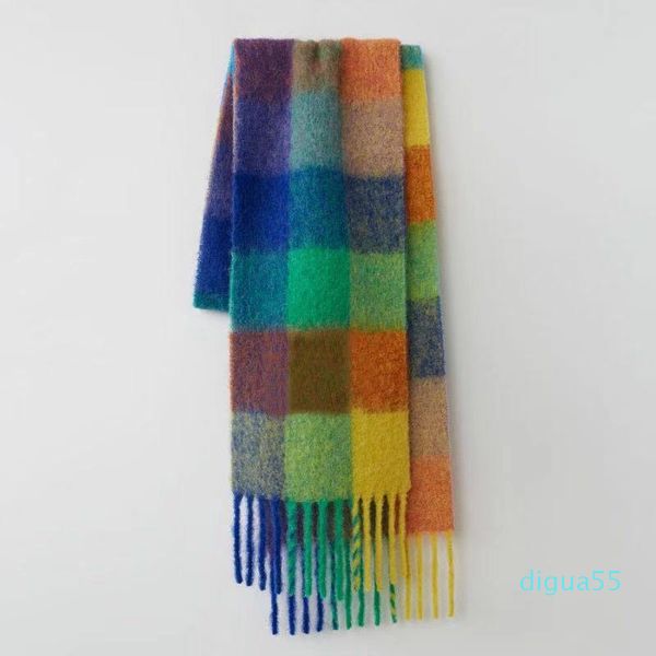 fashion design autumn and winter imitation cashmere thick beard scarf super large versatile decorative color lattice, Blue;gray
fashion design autumn and winter imitation cashmere thick beard scarf super large versatile decorative color lattice, Blue;gray