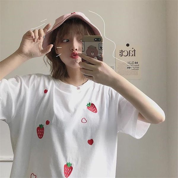 harajuku print tee crew neck cotton short sleeve t shirt kawaii women clothes summer 2021 korean style casual loose teen tshirt, White
harajuku print tee crew neck cotton short sleeve t shirt kawaii women clothes summer 2021 korean style casual loose teen tshirt, White