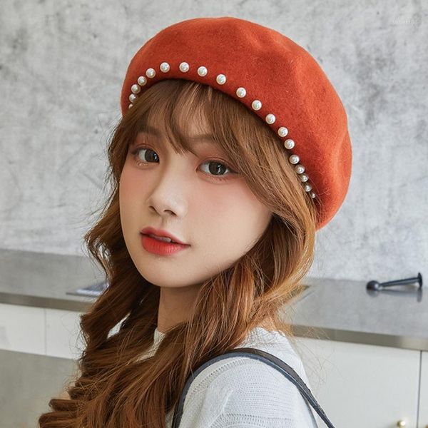 berets ht3847 autumn winter wool hat women cute pearls french beret painter artist octagonal hats for, Blue;gray
berets ht3847 autumn winter wool hat women cute pearls french beret painter artist octagonal hats for, Blue;gray