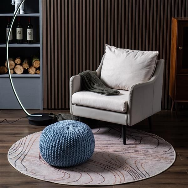 living room furniture ottoman sturdy and durable functional stool or additional seating blue hand-woven sofa footstool
living room furniture ottoman sturdy and durable functional stool or additional seating blue hand-woven sofa footstool