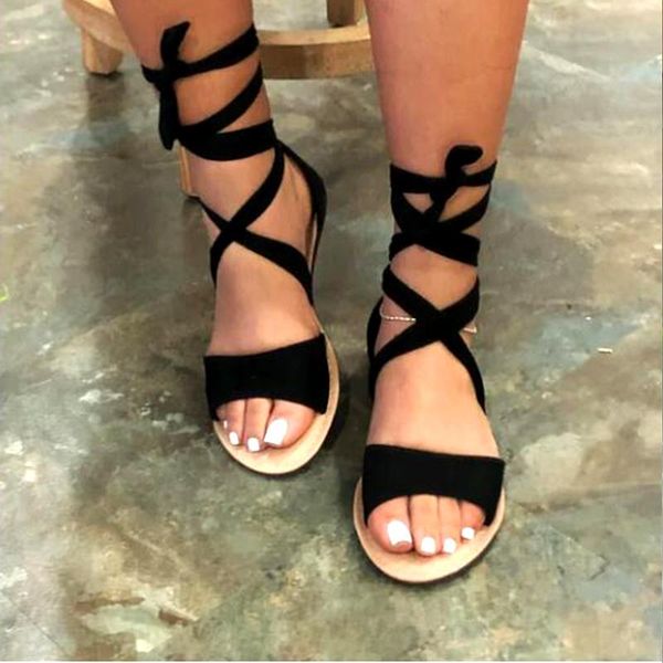 ladies party summer new woman lace up peep toe woman flat comfort strappy shoes dropshipping women's flats sandals, Black
ladies party summer new woman lace up peep toe woman flat comfort strappy shoes dropshipping women's flats sandals, Black