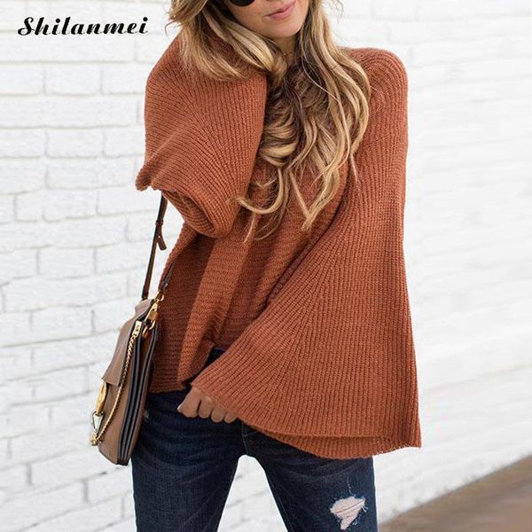 women's sweaters 2021 o neck solid women pullovers loose knitted autumn winter clothing casual plus size jumpers sweter mujer, White;black
women's sweaters 2021 o neck solid women pullovers loose knitted autumn winter clothing casual plus size jumpers sweter mujer, White;black