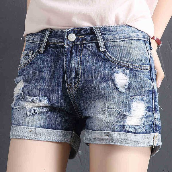 women's shorts summer korean ripped hole mid waist denim for loose plus jeans short yzqk, White;black
women's shorts summer korean ripped hole mid waist denim for loose plus jeans short yzqk, White;black