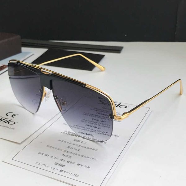 0724 new fashion sunglasses with uv protection for men women vintage square half frame popular come with case classic sunglasses, White;black
0724 new fashion sunglasses with uv protection for men women vintage square half frame popular come with case classic sunglasses, White;black