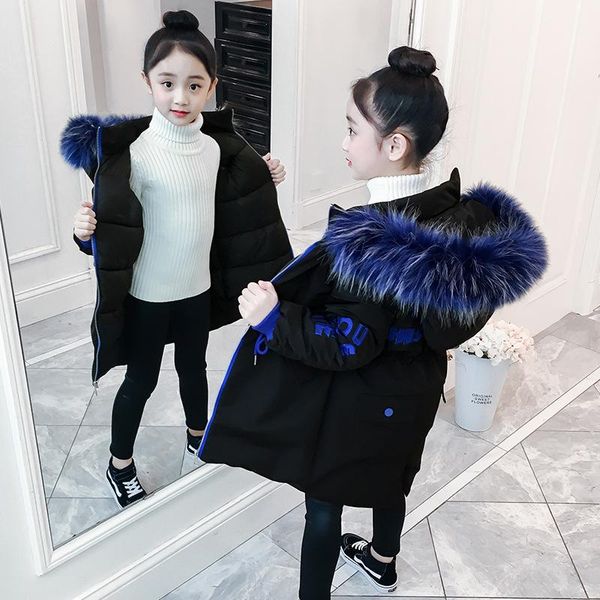coat casual 2021 girls cotton jacket long winter hooded letter thickened padding by hand children 4t to 14t, Blue;gray
coat casual 2021 girls cotton jacket long winter hooded letter thickened padding by hand children 4t to 14t, Blue;gray