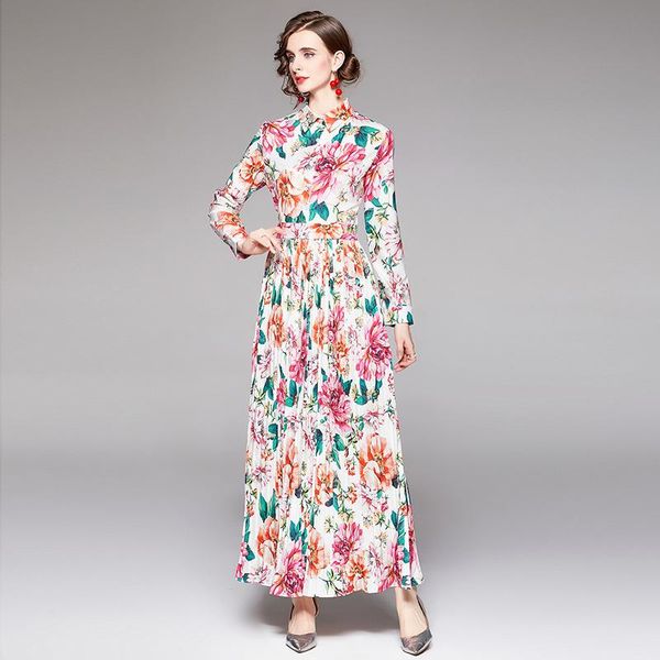 casual dresses fashion all-match printed pleated dress bohemian printing ankle-length turn-down collar maxi for women summer 2021, Black;gray
casual dresses fashion all-match printed pleated dress bohemian printing ankle-length turn-down collar maxi for women summer 2021, Black;gray