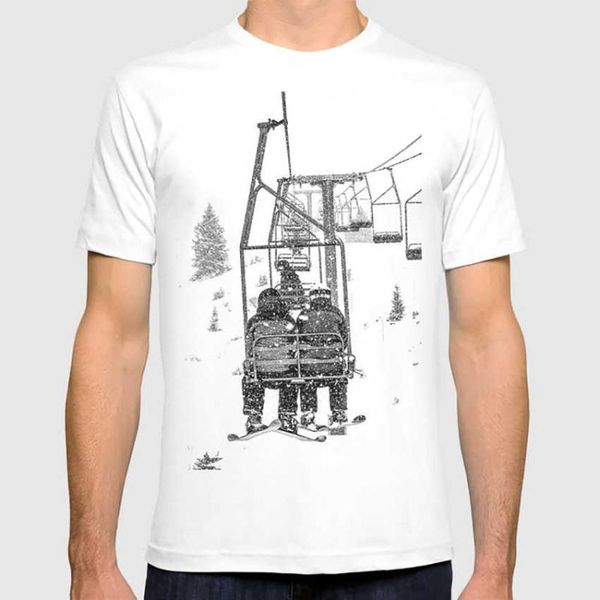 men's t-shirts harajuku snow lift ski chair colorado mountains black and white snowboarding vibes pography t shirt vintage pictures, White;black
men's t-shirts harajuku snow lift ski chair colorado mountains black and white snowboarding vibes pography t shirt vintage pictures, White;black