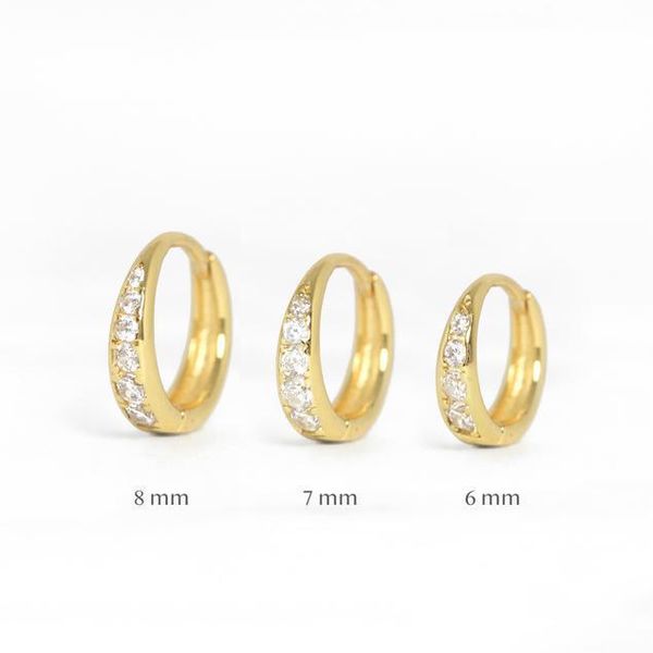 stud inner diamater 6mm 7mm 8mm mini small cz round earring minimal 925 sterling silver multi piercing tiny hoops, Golden;silver
stud inner diamater 6mm 7mm 8mm mini small cz round earring minimal 925 sterling silver multi piercing tiny hoops, Golden;silver