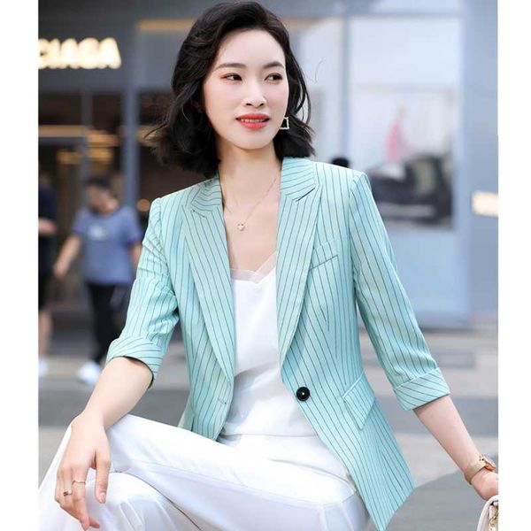 women's suits & blazers blue striped small suit jacket women short spring and autumn korean style fashion temperament mid-sleeve, White;black
women's suits & blazers blue striped small suit jacket women short spring and autumn korean style fashion temperament mid-sleeve, White;black
