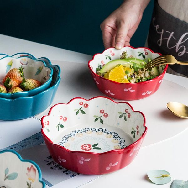 bowls ceramic red cherry bowl salad rice pasta backing ramekin blue flower design dinnerware dishwasher safe
bowls ceramic red cherry bowl salad rice pasta backing ramekin blue flower design dinnerware dishwasher safe