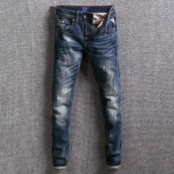 men's jeans italian vintage fashion retro dark blue slim fit ripped men elastic denim pants designer hip hop homme 9ef2 h6am
men's jeans italian vintage fashion retro dark blue slim fit ripped men elastic denim pants designer hip hop homme 9ef2 h6am