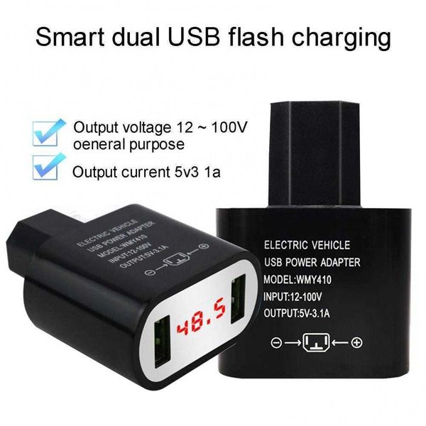 new car 5v 3.1a dual usb digital display pc 12v-100v to 5v 3a adapter charger for electric vehicle 6.4 x 4.6 x 2.6cm
new car 5v 3.1a dual usb digital display pc 12v-100v to 5v 3a adapter charger for electric vehicle 6.4 x 4.6 x 2.6cm