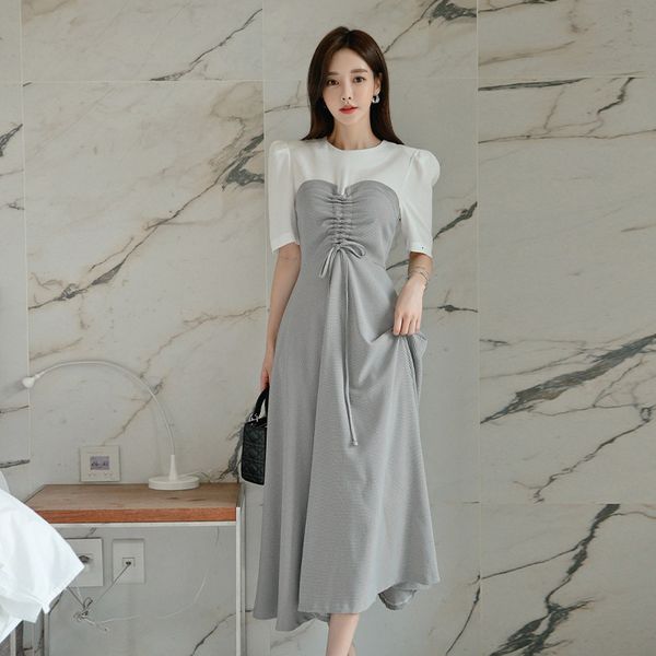 new arrival fashion patchwork o-neck formal women elegant temperament comfortable cute vintage a-line dress fdak, White;black
new arrival fashion patchwork o-neck formal women elegant temperament comfortable cute vintage a-line dress fdak, White;black