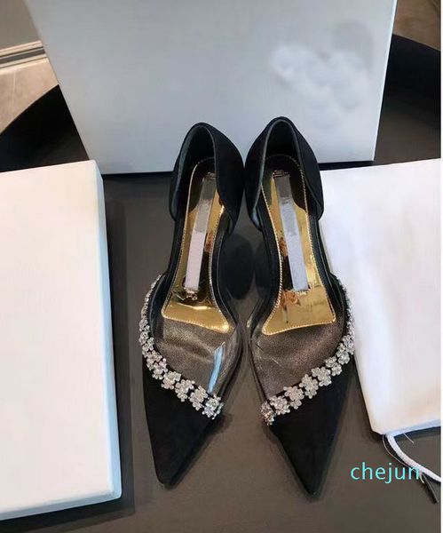 designer- wedding high heels crystal dress shoes diamond chain summer silk platform women sandals heel height 8.5cm 35-40, Black
designer- wedding high heels crystal dress shoes diamond chain summer silk platform women sandals heel height 8.5cm 35-40, Black
