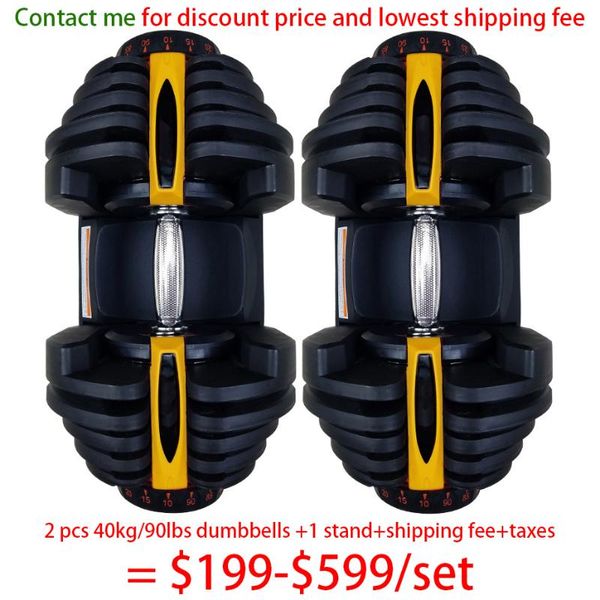 dumbbells weight gym removable home fitness equipment exercise supplies 90 lbs / 40 kg adjustable dumbbell set
dumbbells weight gym removable home fitness equipment exercise supplies 90 lbs / 40 kg adjustable dumbbell set