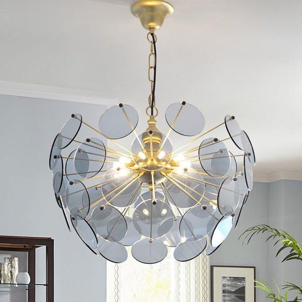 pendant lamps modern simple led chandelier light luxury glass creative personality warm living room bedroom golden lights g9
pendant lamps modern simple led chandelier light luxury glass creative personality warm living room bedroom golden lights g9