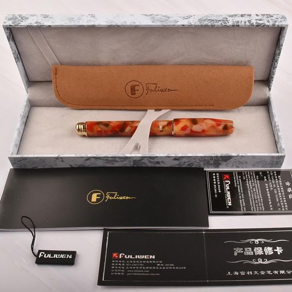 fountain pens fuliwen marble celluloid rhombus ice flower fine/extra fine nib pen professional stationery supplies writing tool gift
fountain pens fuliwen marble celluloid rhombus ice flower fine/extra fine nib pen professional stationery supplies writing tool gift