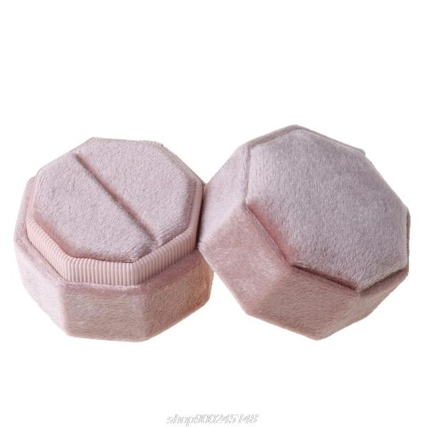 jewelry pouches, bags antique octagon velvet ring box single display holder detachable lid for wedding ceremony a19 20 dropship, Pink;blue
jewelry pouches, bags antique octagon velvet ring box single display holder detachable lid for wedding ceremony a19 20 dropship, Pink;blue