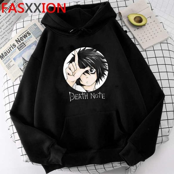 men's hoodies & sweatshirts death note male grunge printed plus size korea hoody harajuku, Black
men's hoodies & sweatshirts death note male grunge printed plus size korea hoody harajuku, Black