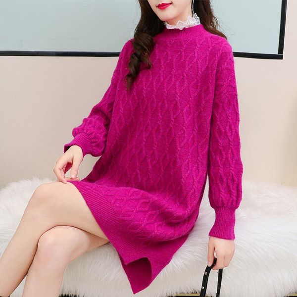 women's sweaters mid-length solid wild vintage twist sweater women long sleeve korean female knitting base shirt pullover loose fashio, White;black
women's sweaters mid-length solid wild vintage twist sweater women long sleeve korean female knitting base shirt pullover loose fashio, White;black