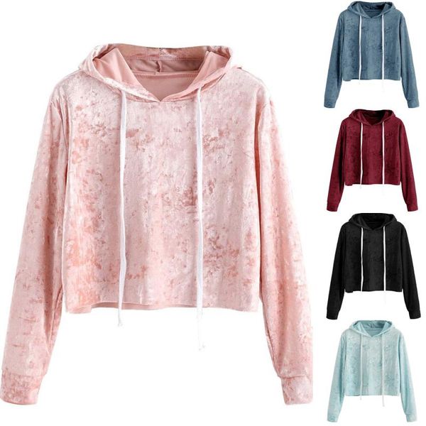 women's hoodies & sweatshirts 2021 fall/winter womens long sleeve hoodie sweatshirt jumper hooded pullover velvet blouse plus size, Black
women's hoodies & sweatshirts 2021 fall/winter womens long sleeve hoodie sweatshirt jumper hooded pullover velvet blouse plus size, Black